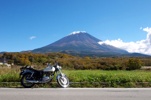 今度は富士山をバックに