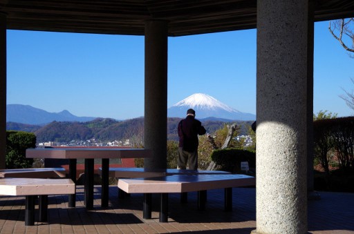 大磯城山公園の展望台