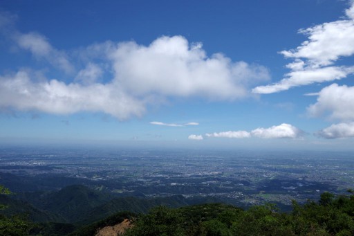 大山山頂からの眺望