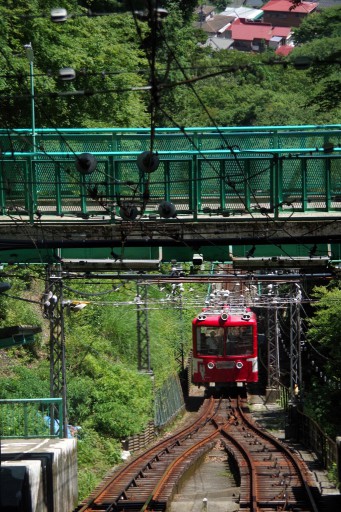 大山ケーブルカー下り