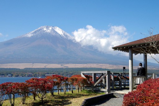 山中湖からの富士山