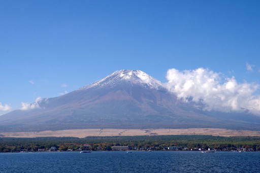 山中湖からの富士山