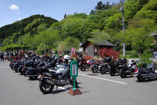 道の駅どうし バイク駐車場